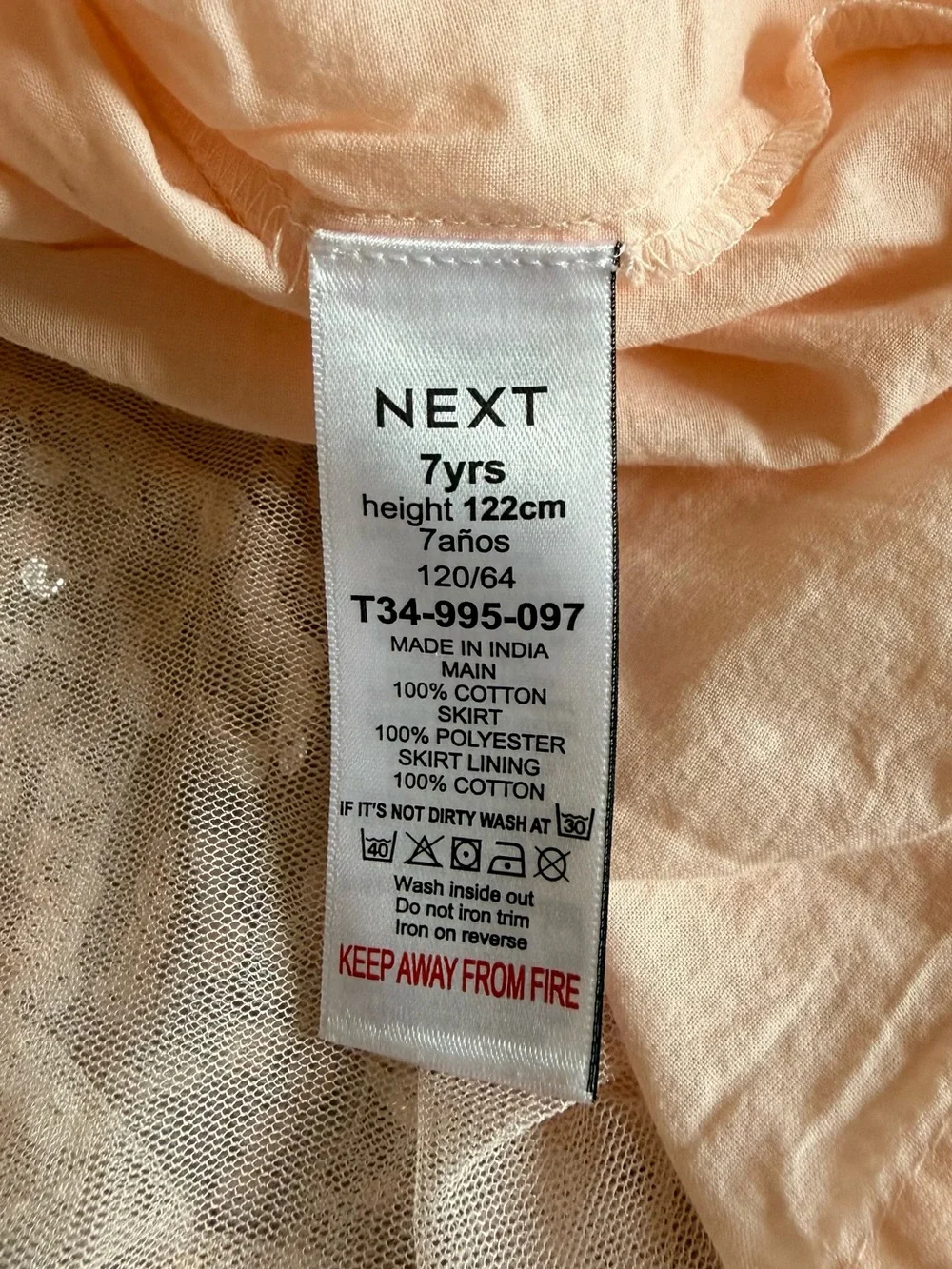 next Blush Pink Sequin Tulle Dress